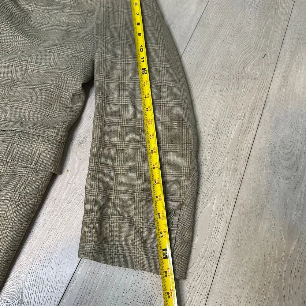 Gianfranco Ruffini‎ Classic Glen Plaid Blazer Professional Business Suit Jacket